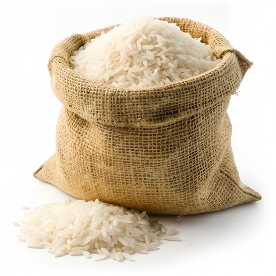 Premium Quality White Rice - 50 kg - One jute bag view 2
