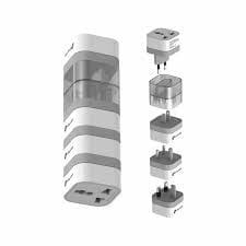 Ultraprolink Travel Qubes Worldwide AC Convertor Plugs (Pack of 4) view 2