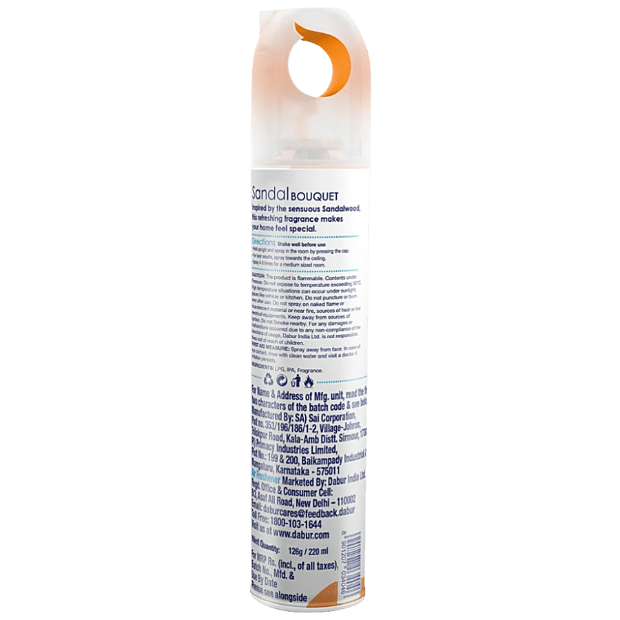 Odonil Room Air Freshener Spray, Sandal Bouquet, 220 Ml view 2