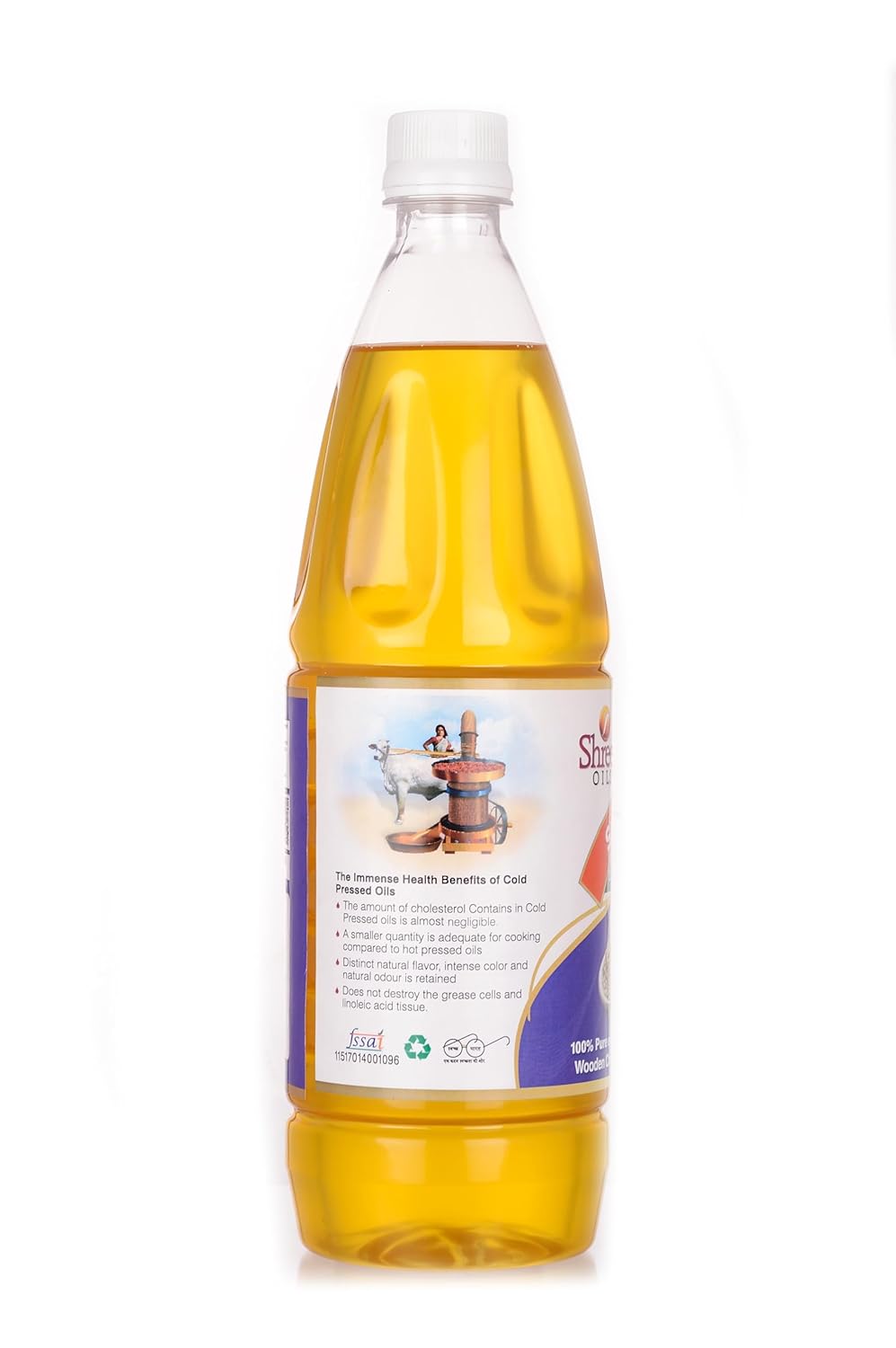 Shreeji Oils Sesame Virgin Cold Pressed Edible Oil, 1 L view 2