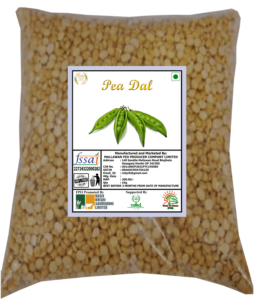Split Peas Dal, 1 Kg - 100% Pure, Natural and Unpolished view 2