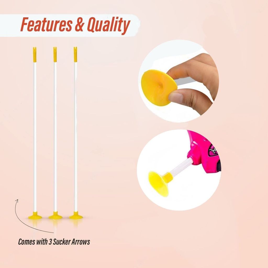 Planet Of Toys Archery Set for Kids Bow and Arrow Toys for Boys | Outdoor Sports Bow Arrow Dhanush Baan Target Game for Kids view 2