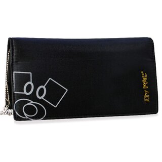 my pac Mia hand clutch purse for girls black C11575-1
