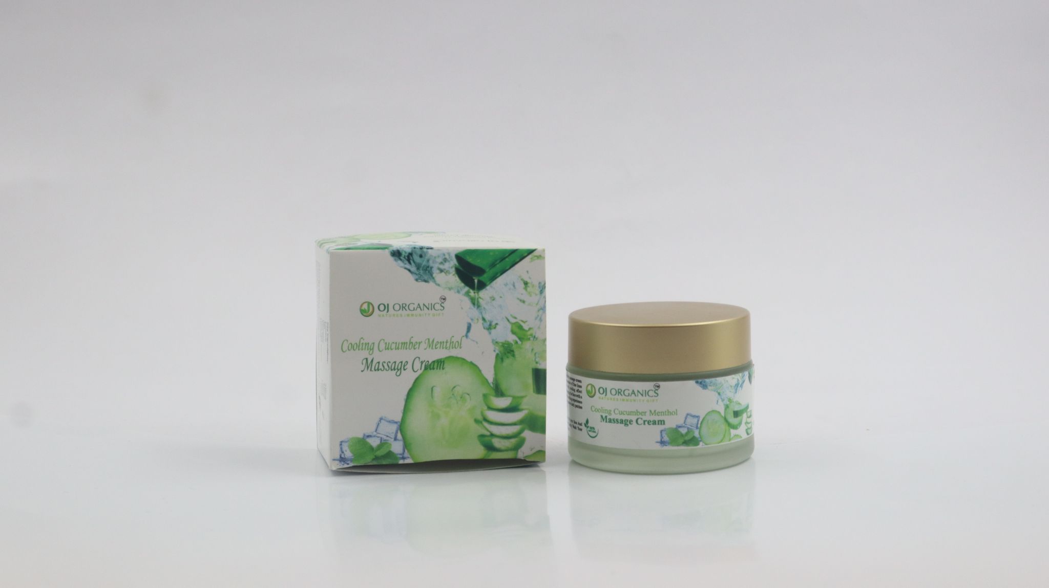 Face Massage Cream with cucumber & menthol |50gm view 2