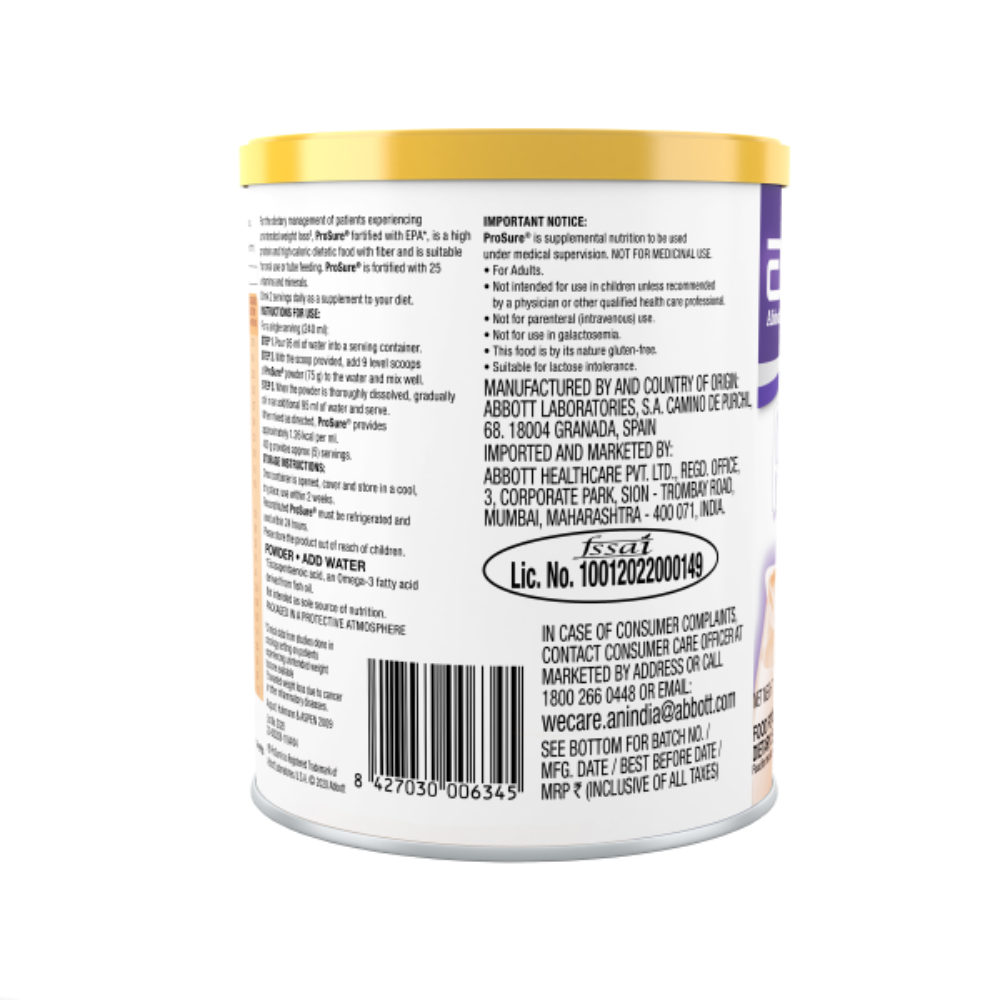 Abbot Prosure Ornage Powder 380 Gms view 2