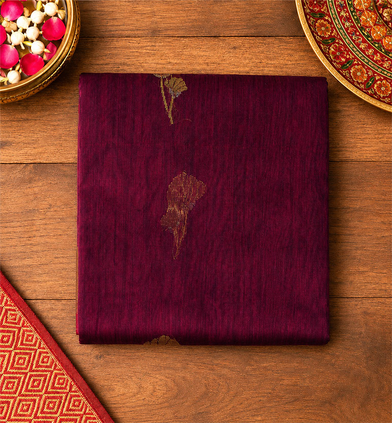 Handloom Chanderi Silk Cotton Saree