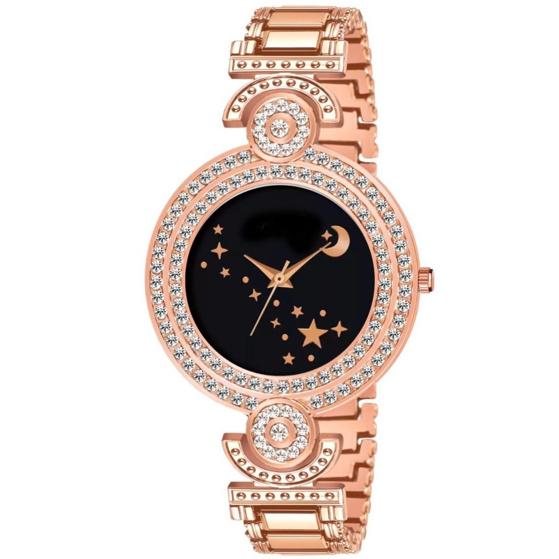 Bolun Black id Chand Dial Rose Gold BD Girls and Women Watch view 2