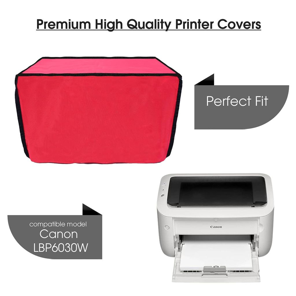 PalaP Super Premium Dust Proof Printer Cover for Canon LBP6030W (Red ; 41.4 x 29.9 x 24.9 cm) view 2