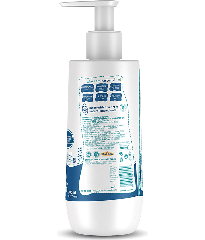 khadi natural Natural Baby Shampoo 200 ml ( 1 pcs ) view 2