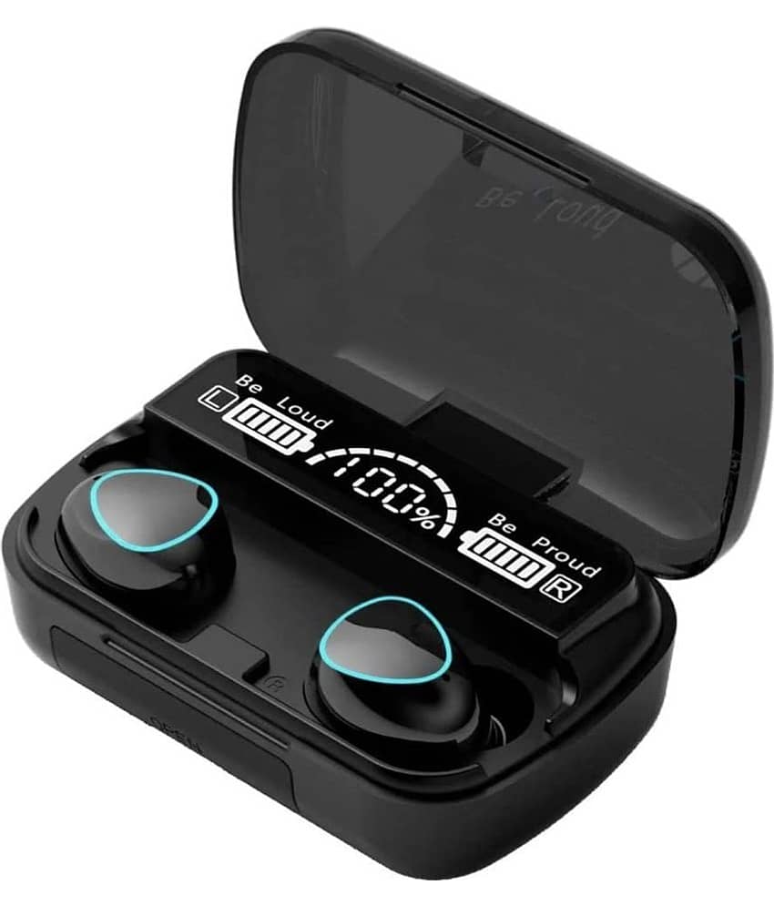 Neo M10 Bluetooth True Wireless (TWS) On Ear 50 Hours Playback Active Noise cancellation IPX4(Splash & Sweat Proof) Black view 2