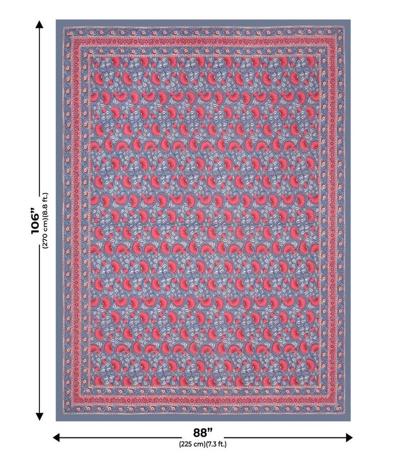 Floral Charm 100% Cotton Bedsheet view 2