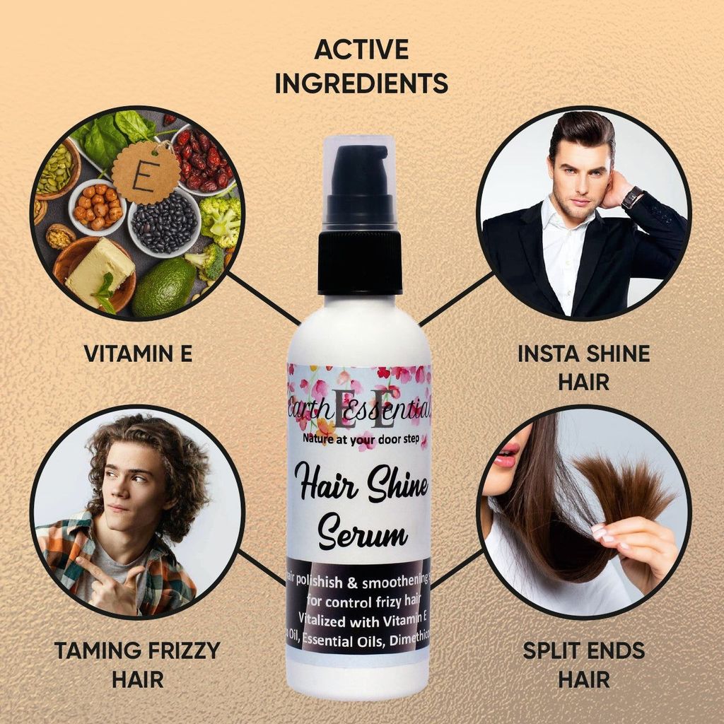 Hair shine & de fizz Serum Straightening And Soften Dry Hair view 2