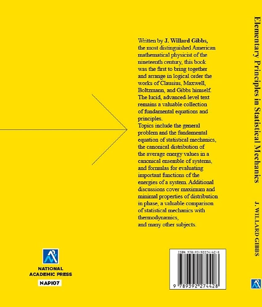 Elementary Principles In Statistical Mechanics (Paperback) view 2