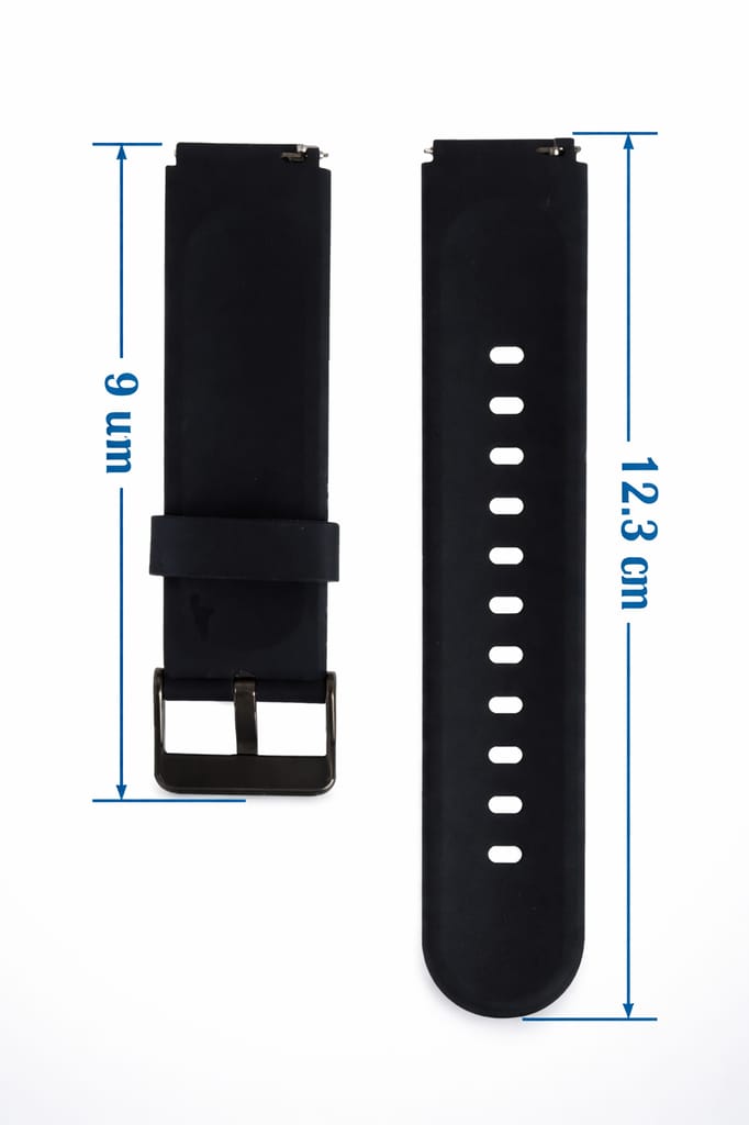 19mm Silicone Strap Compatible with Noise Colorfit Pro 2, Boat Storm Smart Watch & Watches with All 19mm Lugs view 2