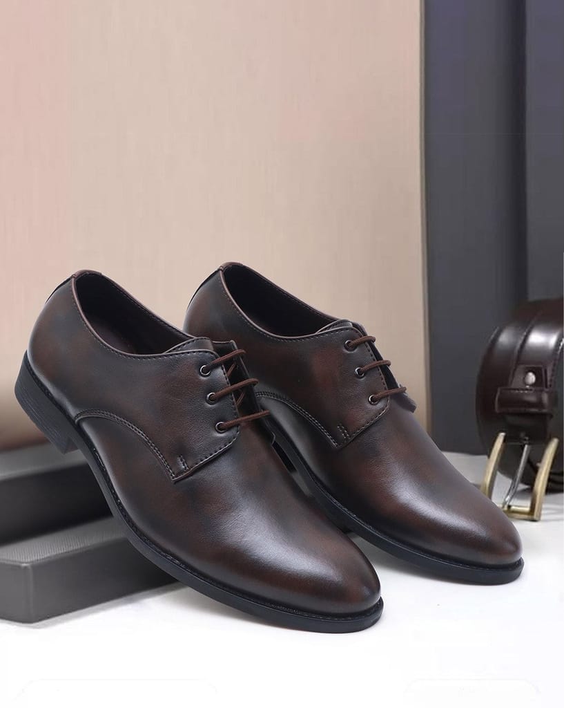WUGO::Latest Stylish Men Formal Shoes|Black Moccasin Shoes|Office Shoes For Men's & Boys (Free Home Delivery) view 2
