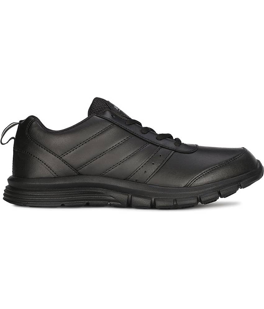 Bata Black Men's Sports Running Shoes view 2