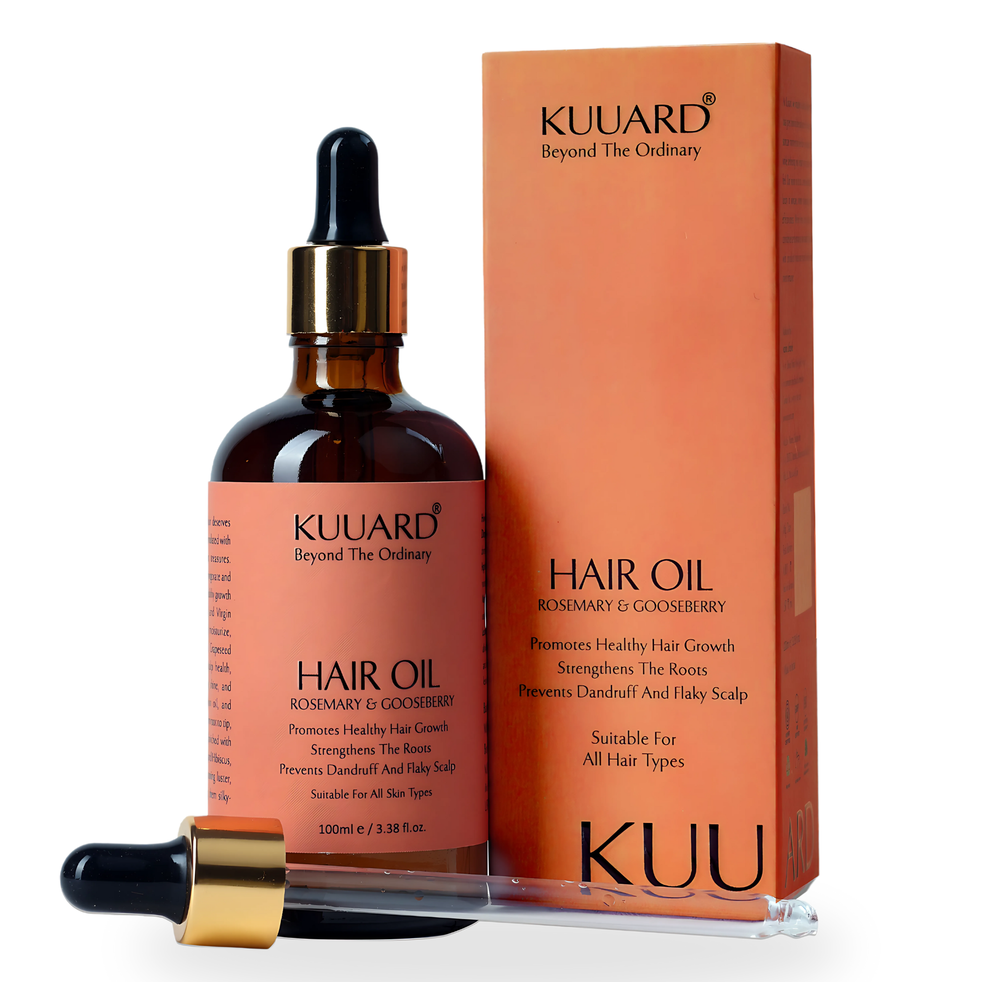 Kuuard Hairfall control Hair Oil | Reduces Hair Fall & Promotes Hair Growth | Rosemary & Gooseberry | 100% Pure & Natural view 2