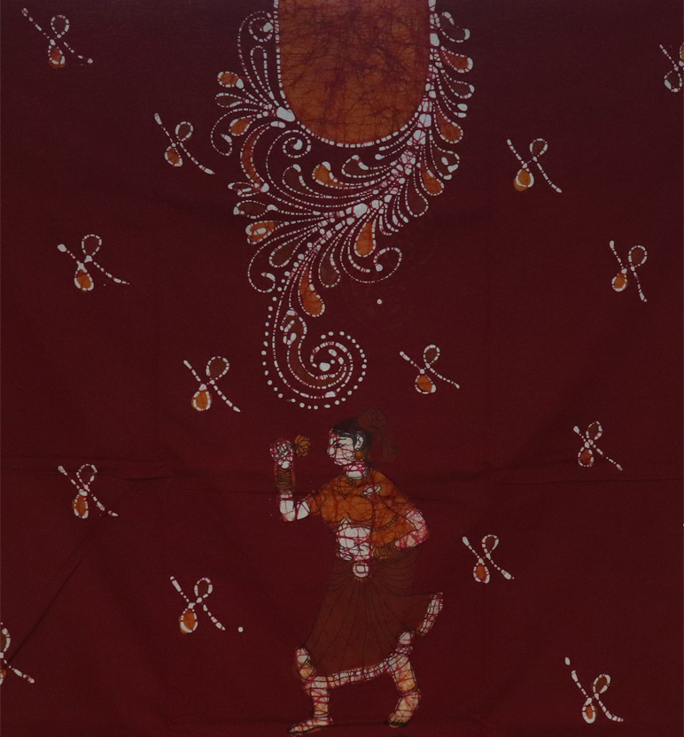 Handcrafted Cotton Batik Print 3-Piece Suit Set view 2