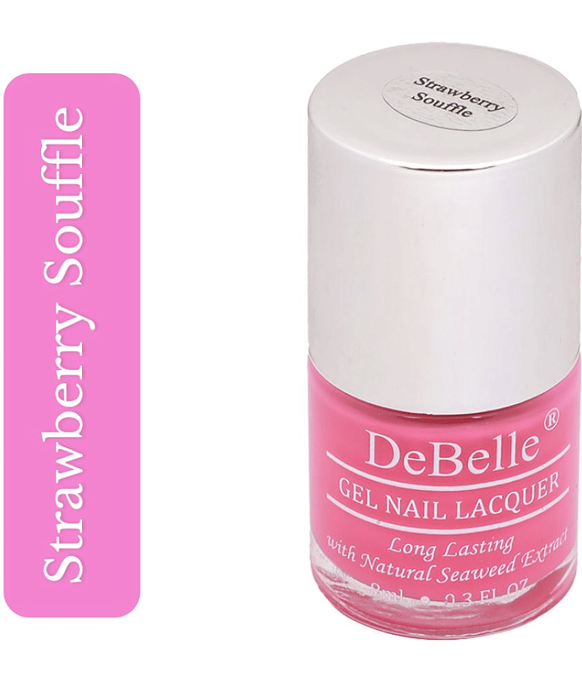 DeBelle Pink Glossy Nail Polish 8 ( Pack of 1 ) view 2