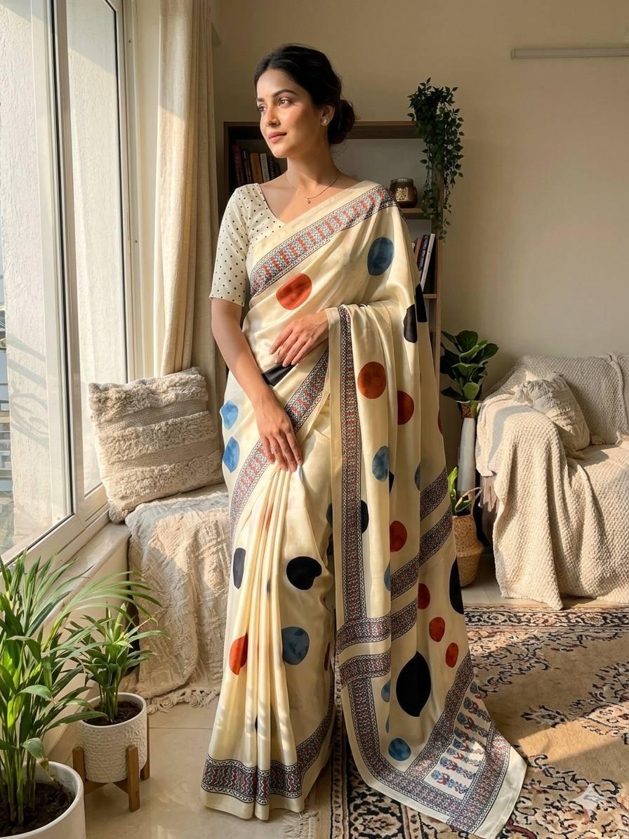 Gajji Silk Saree view 2