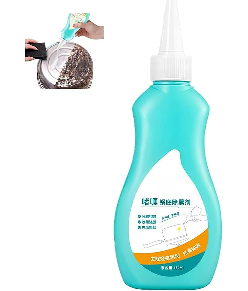 Magic Gel Cleaner for Pots and Pans, Strong Decontamination and Rust Remover for Kitchen Utensils, Break Down Oil Stains