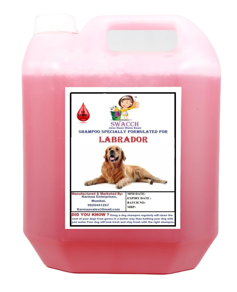 SWACCH Shampoo Specially FORMULATED for Labrador (10 Litre) Jasmine view 2