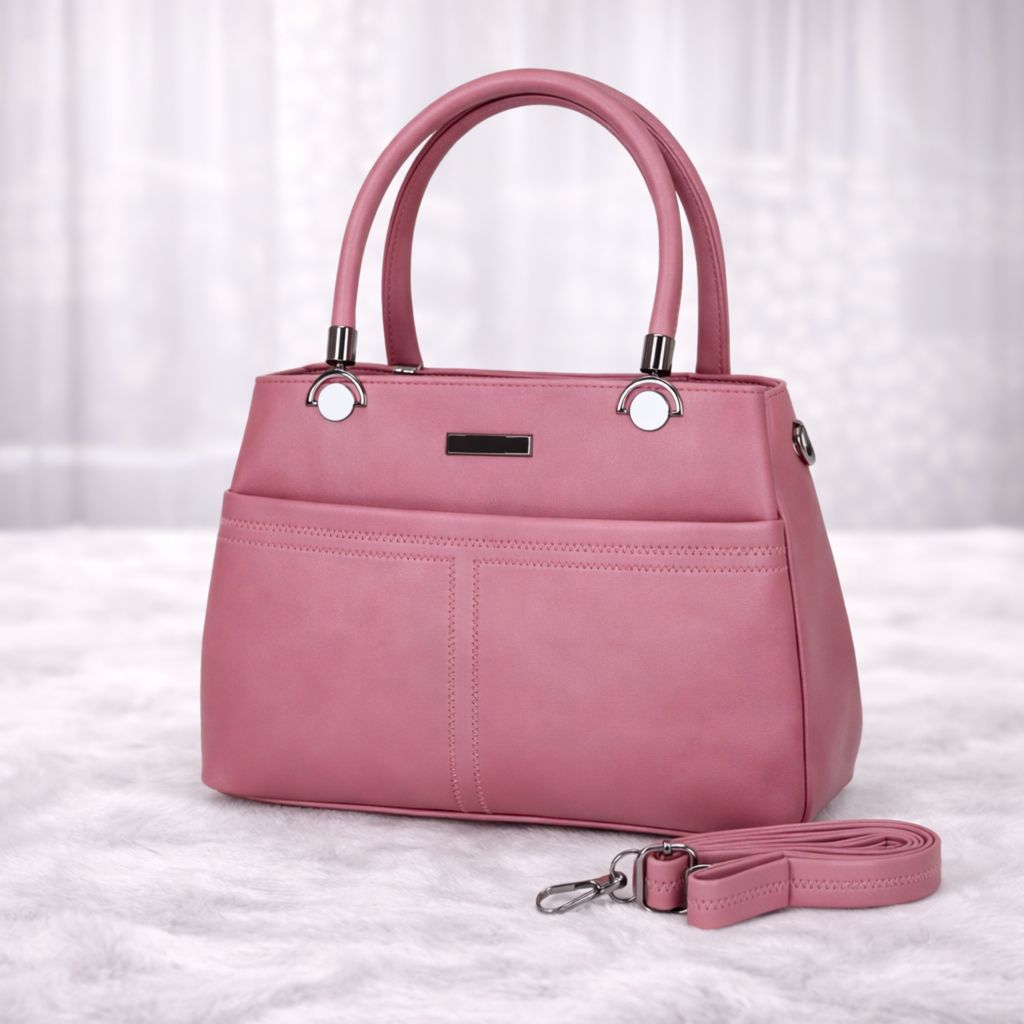Women’s Premium Handbag | Stylish PU Leather Shoulder & Hand Carry Bag | Spacious Daily Use Office Bag view 2