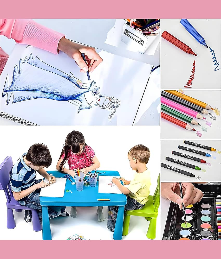 150 Pieces Art Set for Kids with Case, Art and Craft Supplies Kit for Drawing and Painting view 2