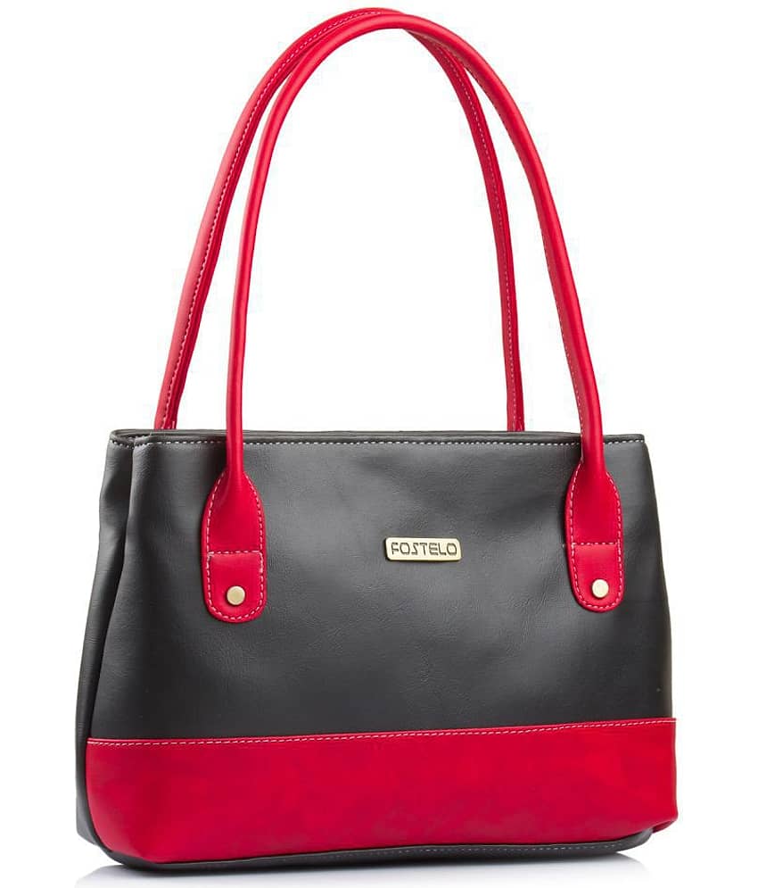 Fostelo - Black PU Shoulder Bag view 2