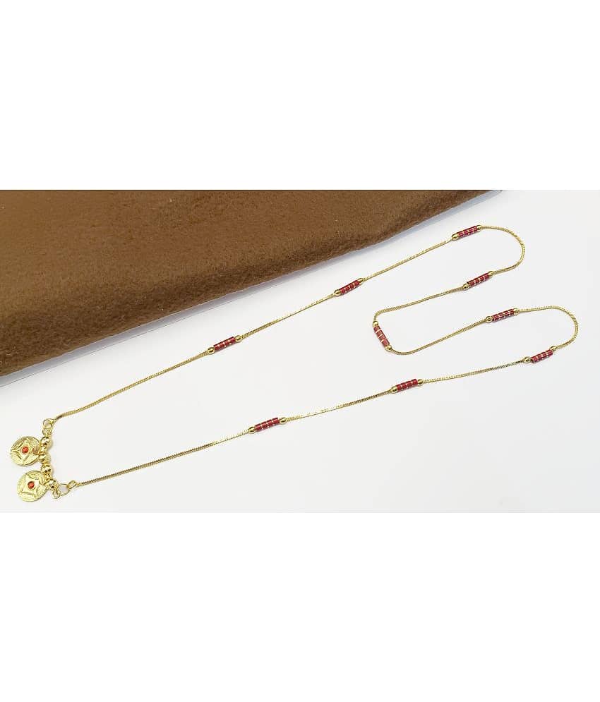 SHANKH-KRIVA Golden Mangalsutra ( Pack of 1 ) view 2