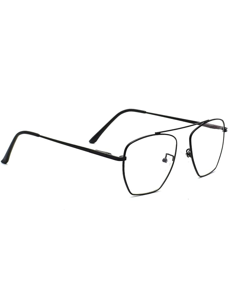 Jodykoes Premium Full Rim Hexagonal Square Frame (Black) view 2