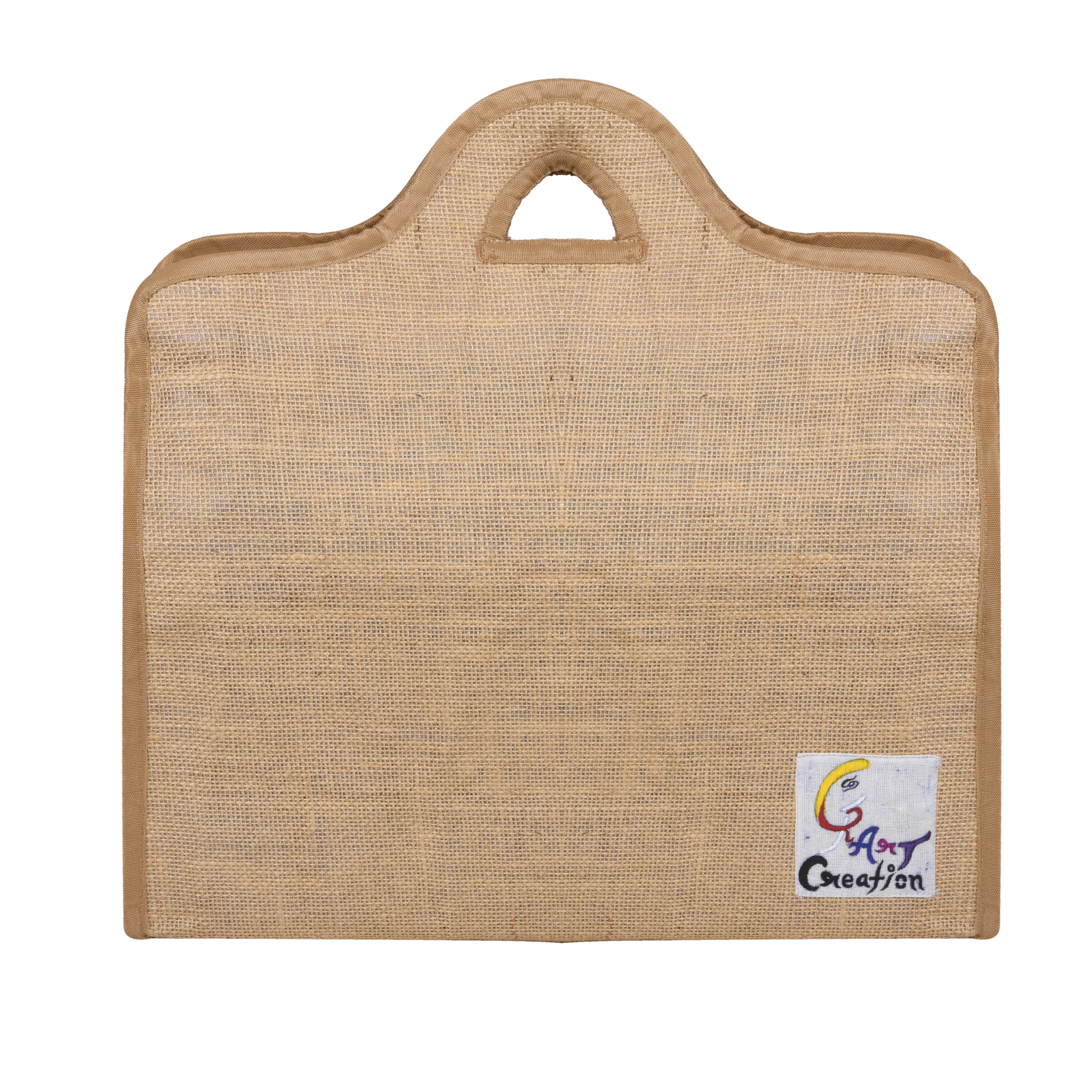 Eco-Friendly Stylish Jute Bag - Durable Reusable Tote/Grocery/Utility for Shopping, Office, and Travel view 2