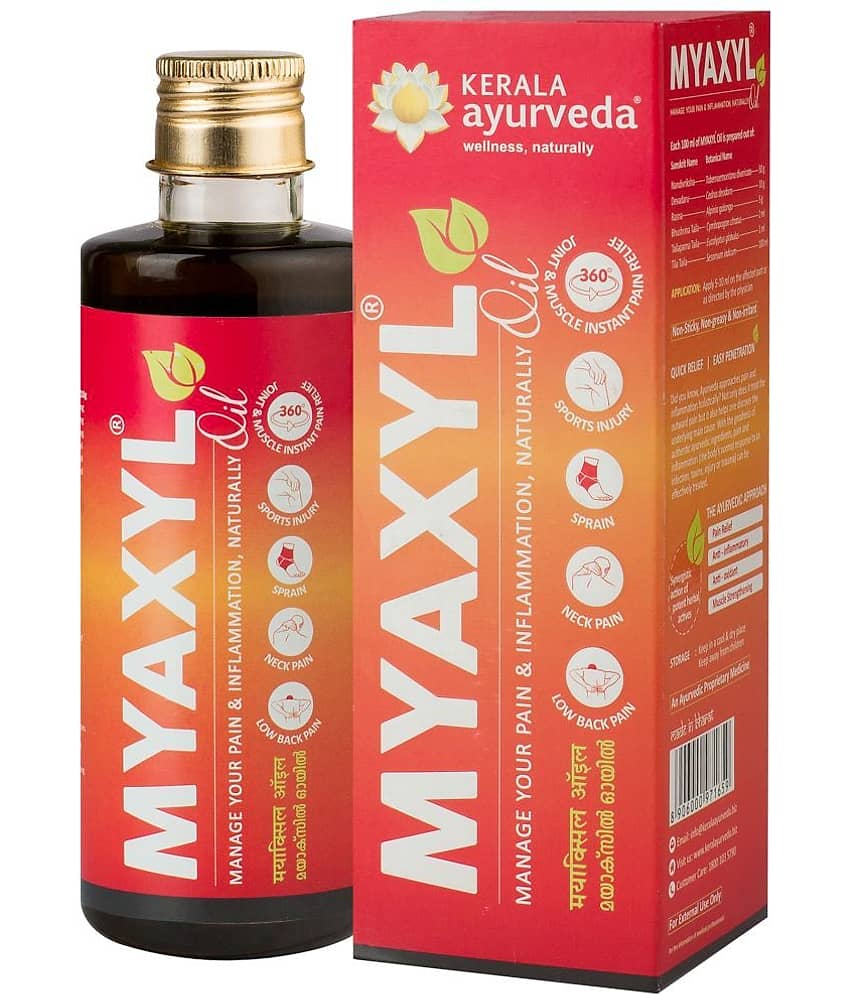 Kerala Ayurveda Myaxyl Oil 200Ml,For Quick Relief From Knee Pain, Sprains And Sports Injuries view 2