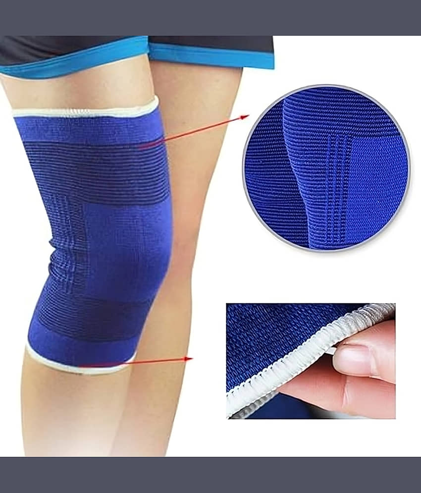 Purple Dust Knee, Palm, Ankle, Elbow Supporter for Surgical and Sports Activity Like Hockey Bike Crossfit Provides Relief from Joint Pain Combo view 2