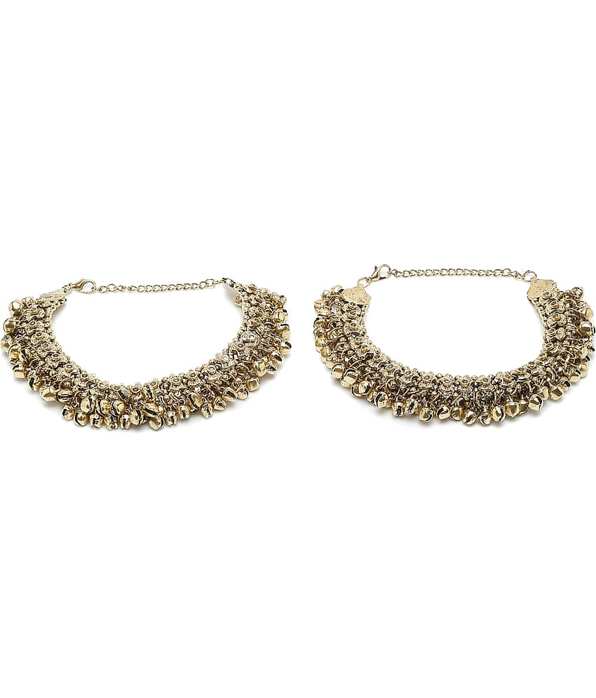 YOUBELLA Gold Anklets ( Pack of 1 ) view 2