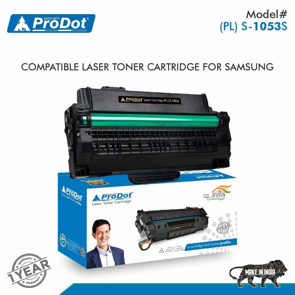 ProDot (PRO S-1053s Laser Toner Cartridge for Samsung MLT-1053S Compatible with Samsung ML-1910, 1911, 2526, 2581, SCX4601, 4623fn, SF651 view 2