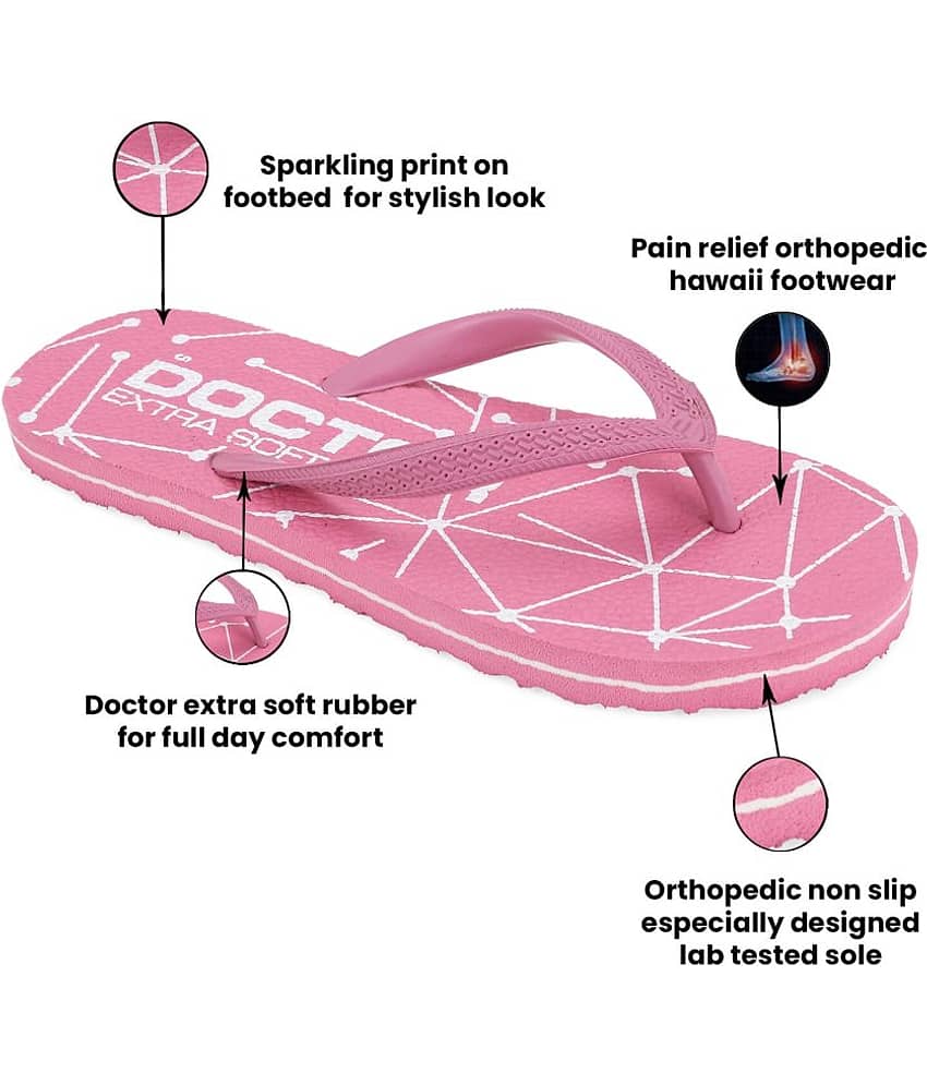 DOCTOR EXTRA SOFT - Red Women's Daily Slipper view 2