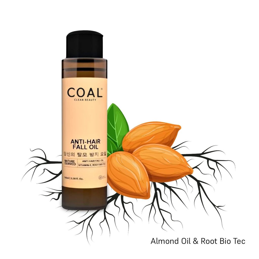 COAL Clean Beauty Complete Hair Care Combo Pack for Men | Anti-Hair Fall Oil, Beard Growth Oil & Beard Anti-Grey Oil view 2