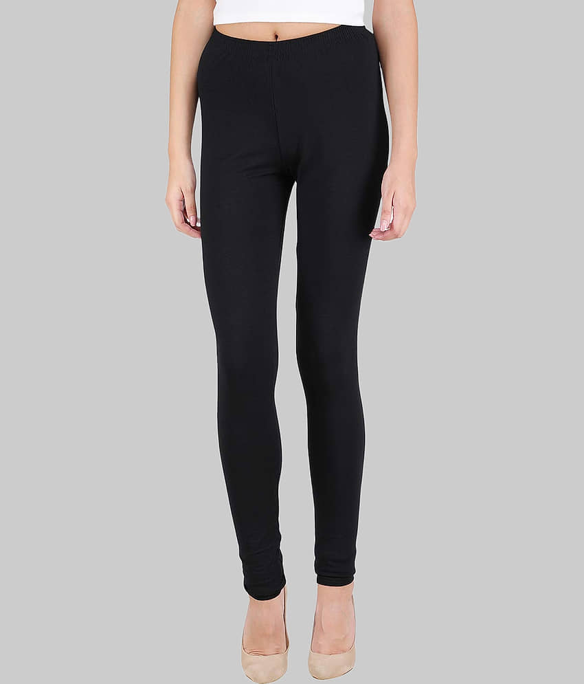 FnMe - Multicolor Cotton Women's Leggings ( Pack of 3 ) view 2