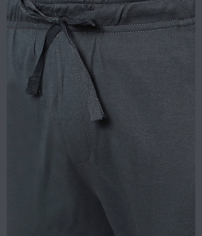 Avoq - Black Cotton Blend Men's Trackpants ( Pack of 1 ) view 2