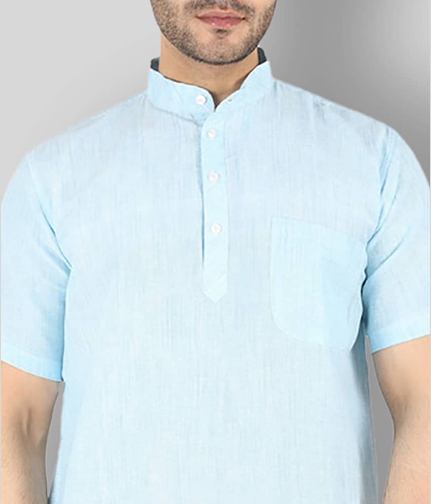 Latest Chikan Pink Cotton Kurta Single view 2