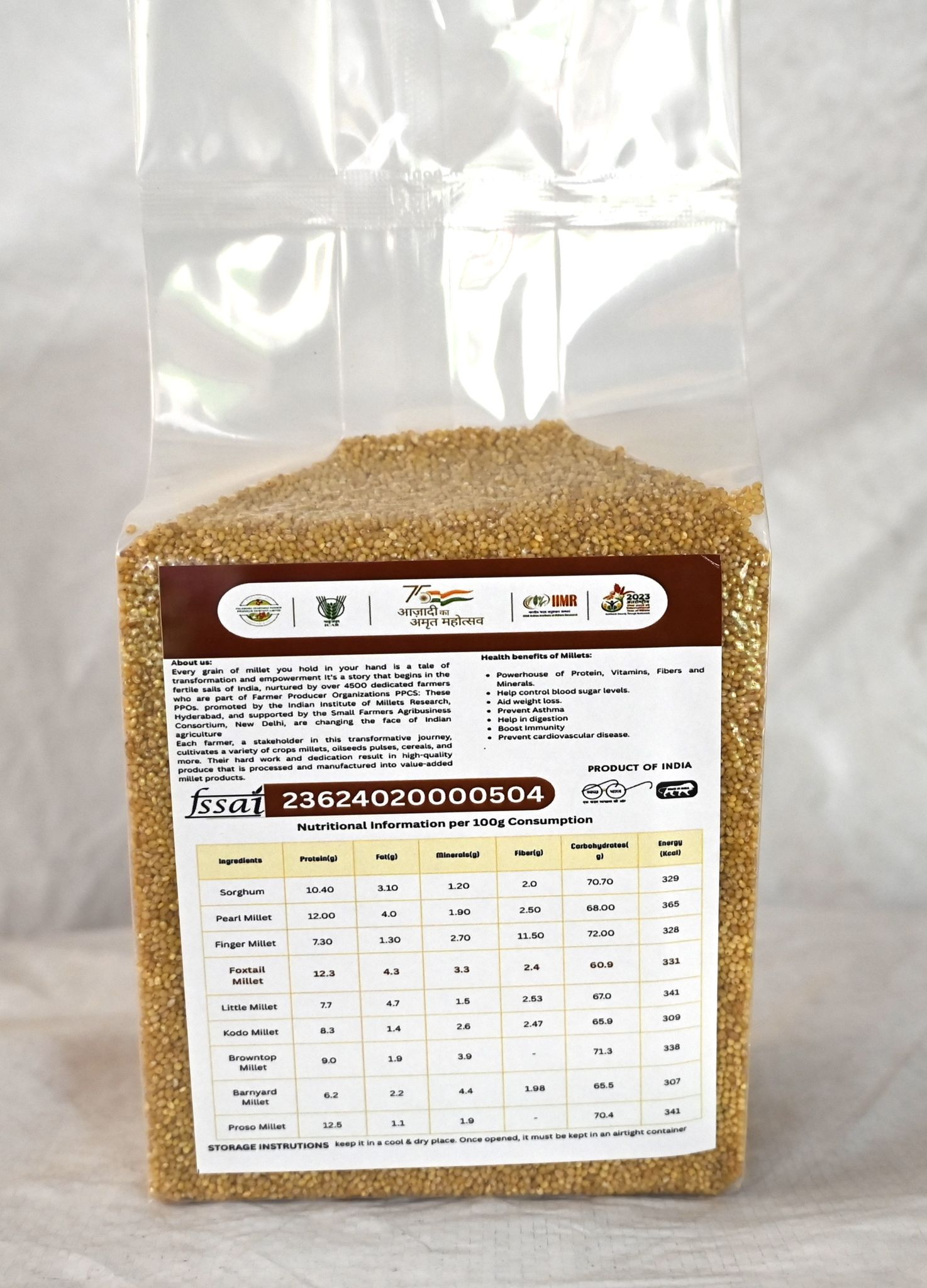 Foxtail Millet Rice view 2