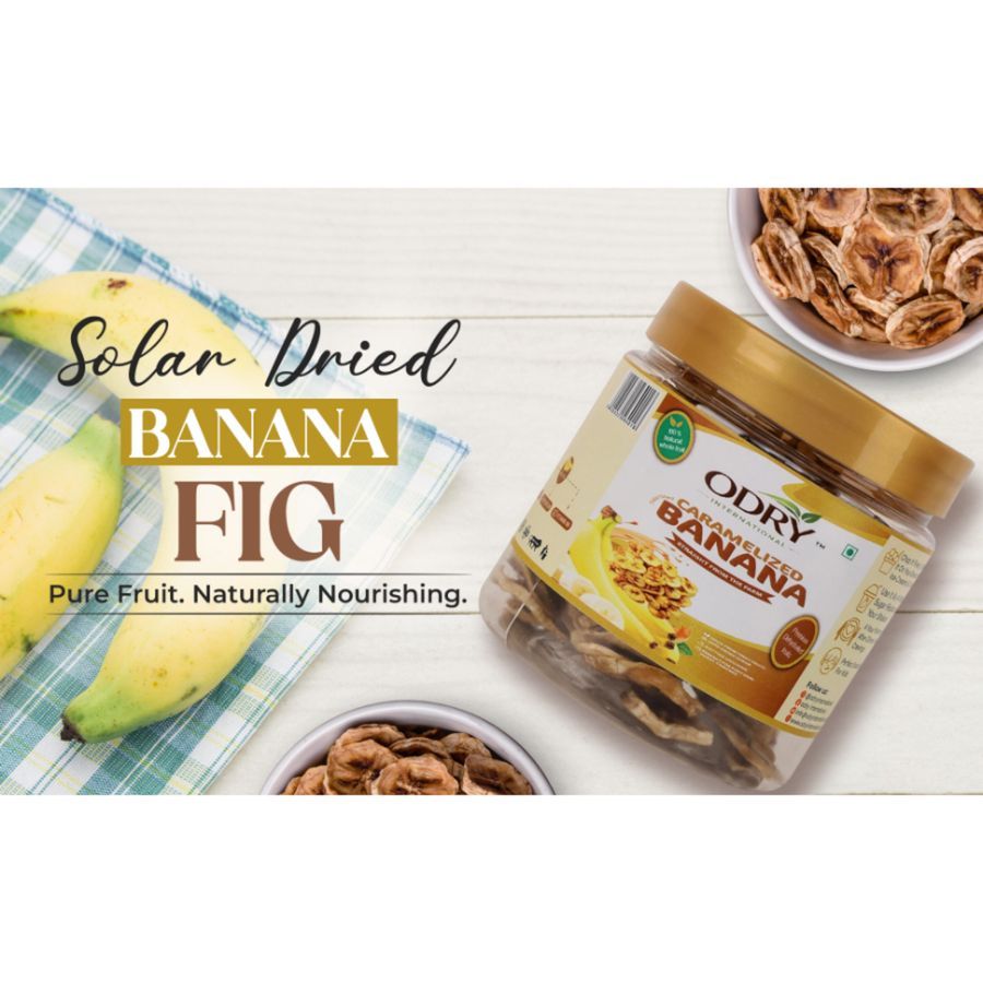 Solar Dried Caramelized Banana - 200 gm
