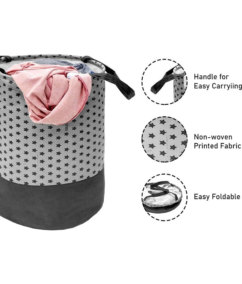 SH. NASIMA Laundry bag 45 L Nylon Laundry Bag - Beige view 2