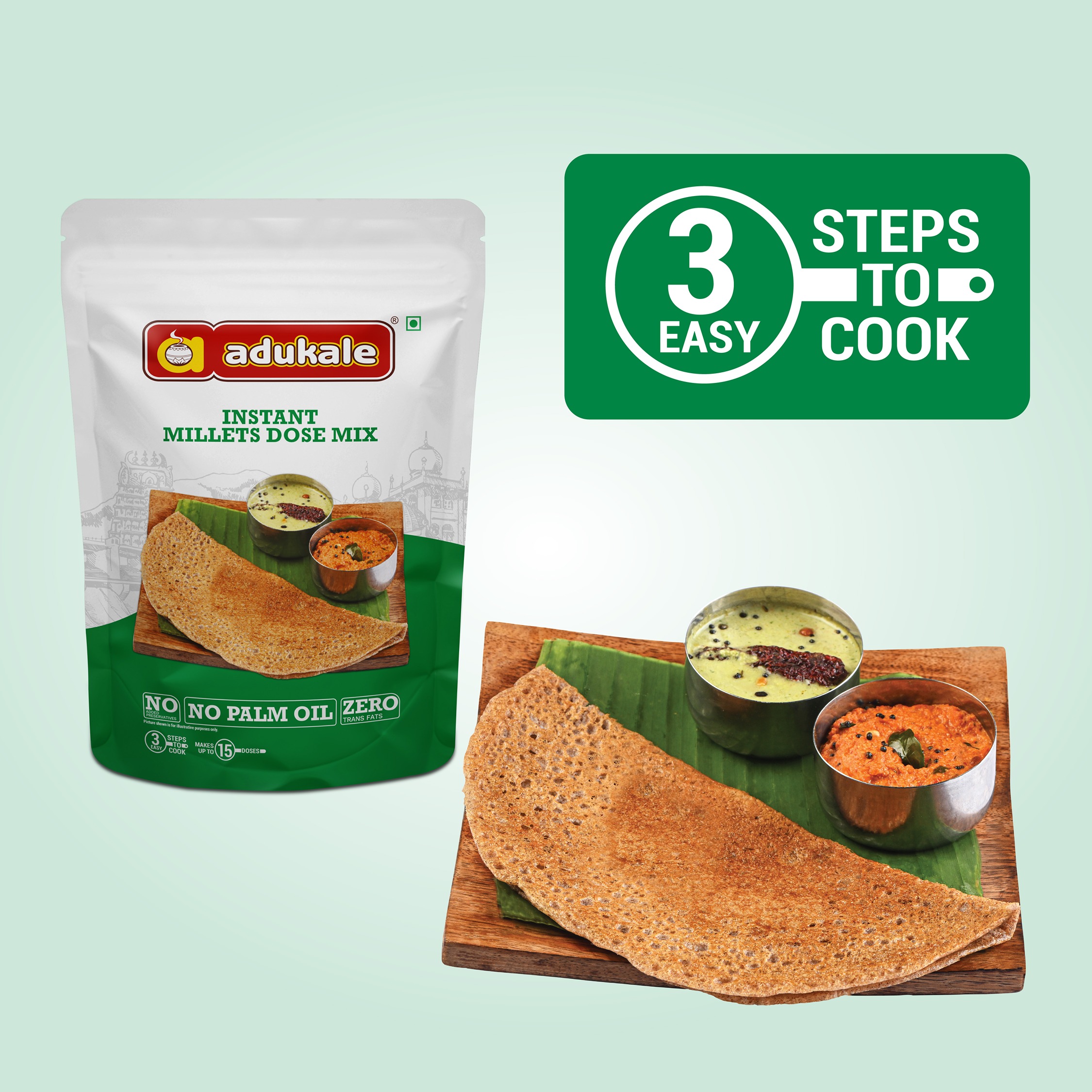 Instant millets dose mix 500 gm