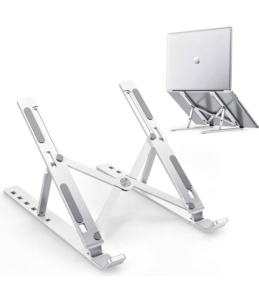 BLUE HOME AND KITCHEN Laptop Table For Upto 35.56 cm (14) Silver view 2