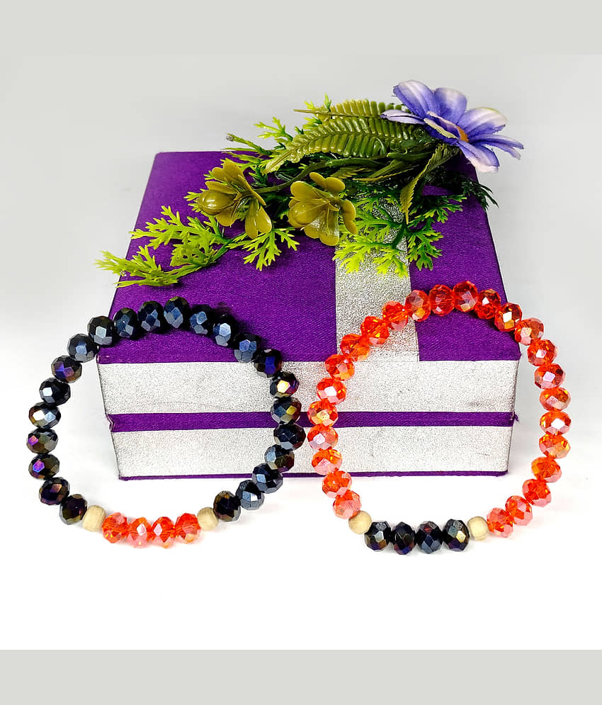 DAIVYA WELLNESS - Multicolor Bracelet ( Pack of 2 ) view 2