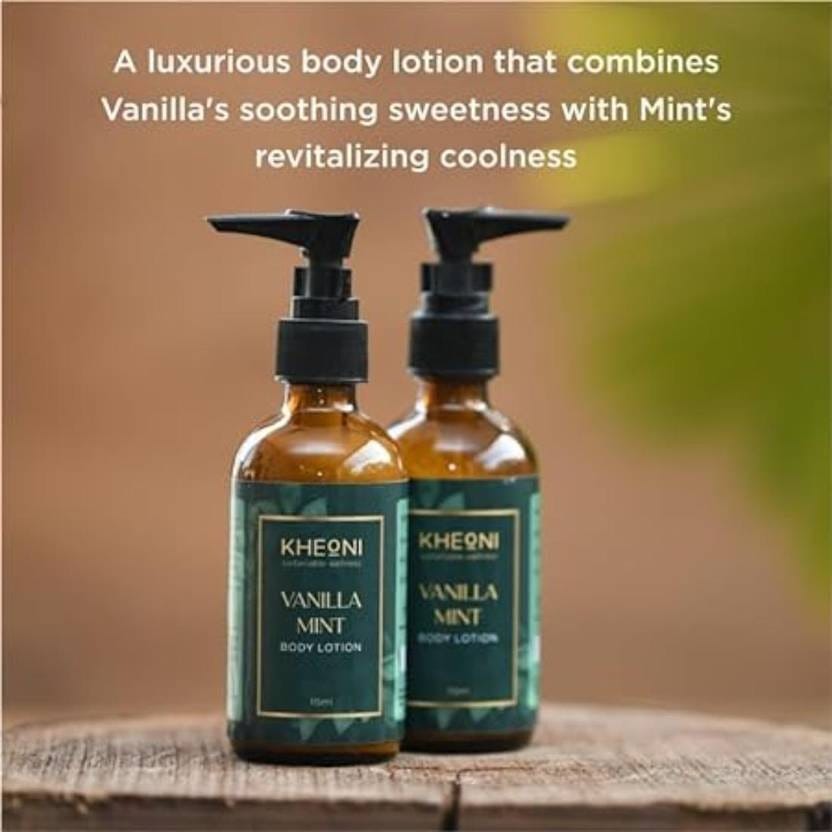 Vanilla Mint Body Lotion for Women & Men with All Day Moisturization (115 ml) view 2