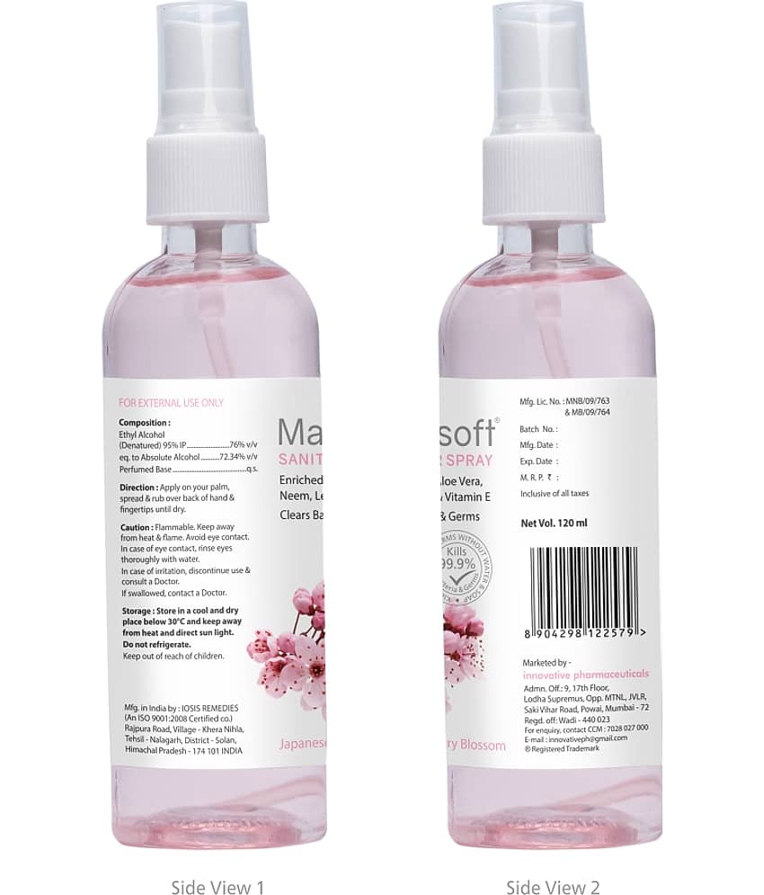 MAXISOFT - Antibacterial Hand Sanitizer 120 mL ( Pack of 8 ) view 2