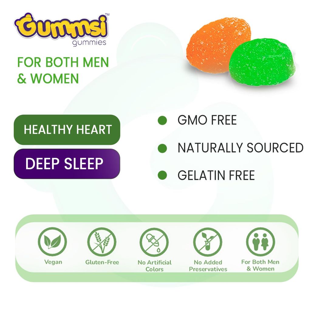 Gummsi Sleep Easy & Apple Cider Vinegar Gummies | 30 Gummies Each (Pack of 2) view 2